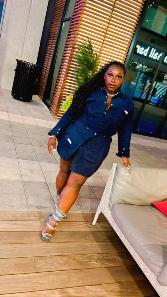 Corduroy Two Piece Dress