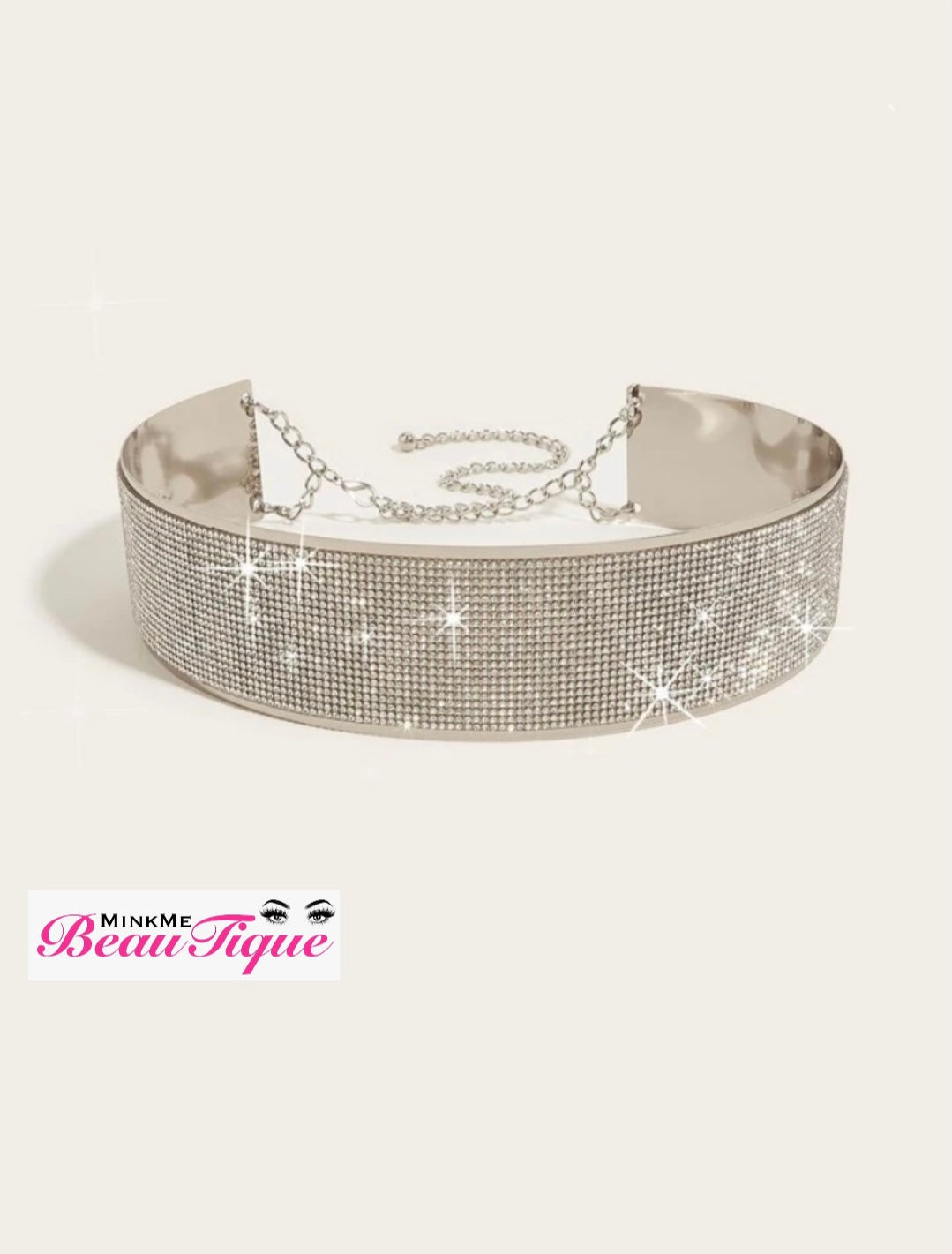 Silver studded belt