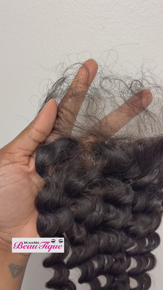 1B Transparent Lace Closures (4x4)
