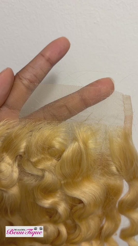 613 Transparent Lace Closures (4x4)