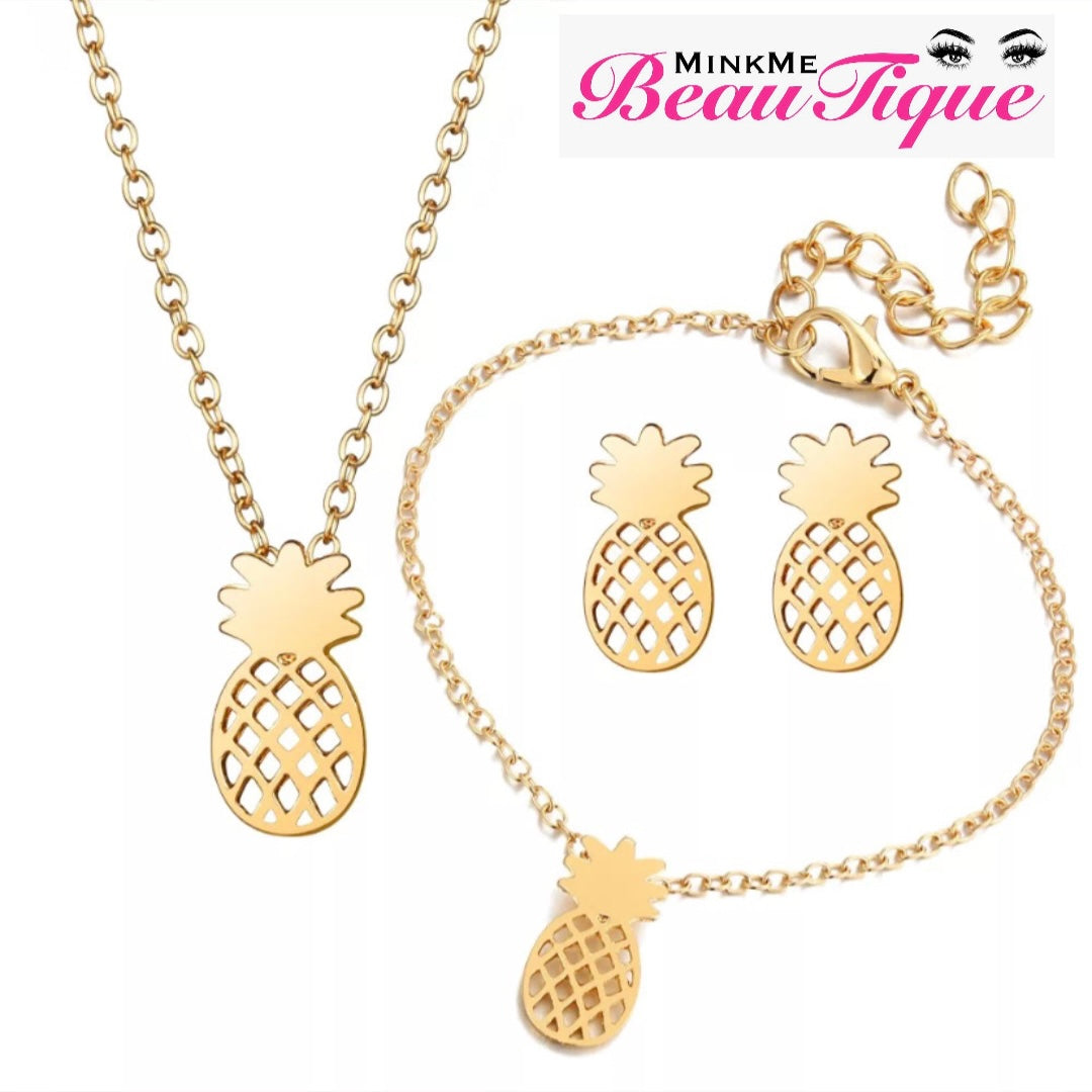 Pineapple Jewelry Set