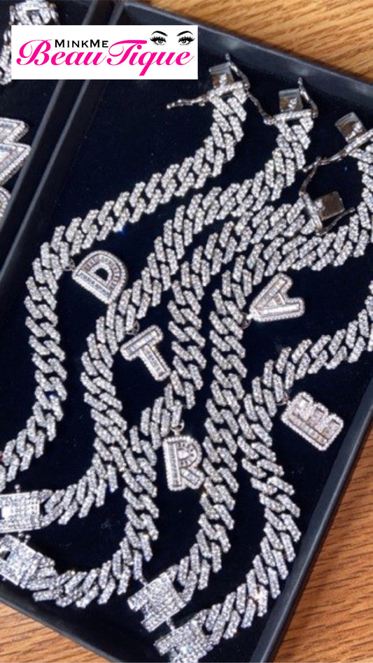 Initial Diamond Necklaces