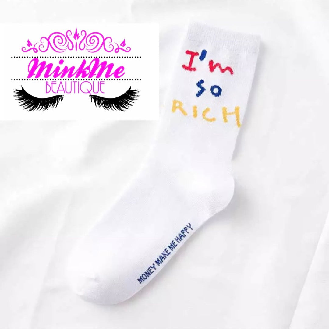 “I’m so rich” Socks