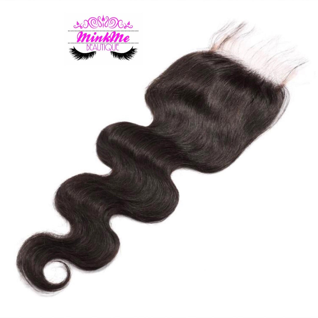 1B Transparent Lace Closures (4x4)