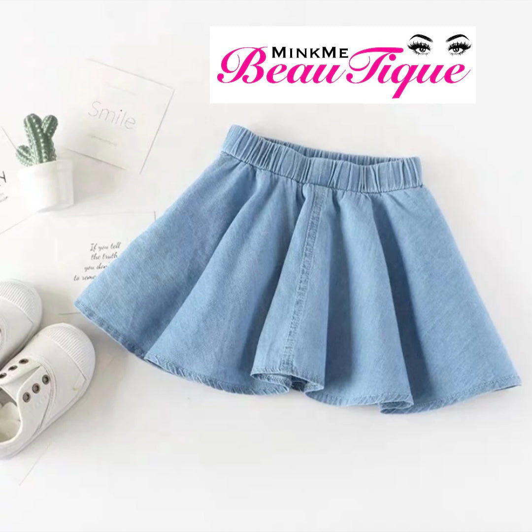 Jean Skirt Set