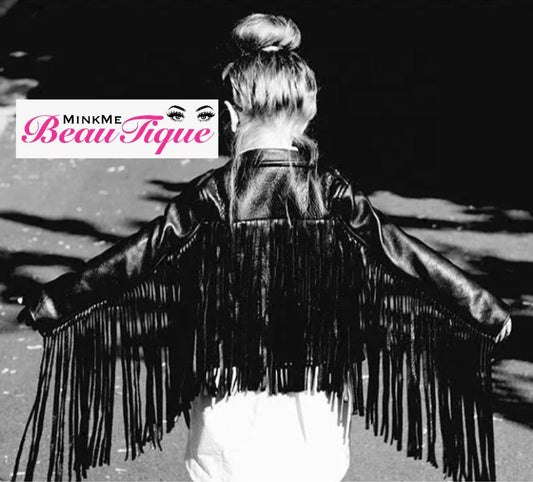 Leather Shingle Jacket