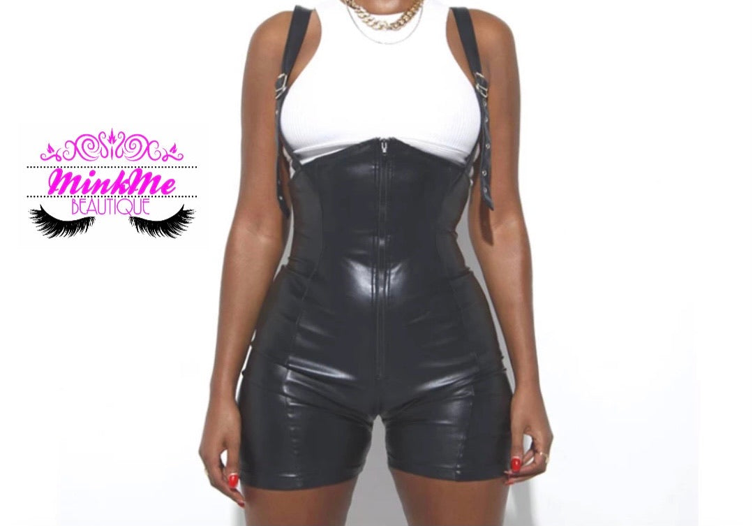 Leather Jumpsuit