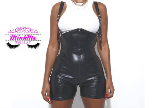 Leather Jumpsuit