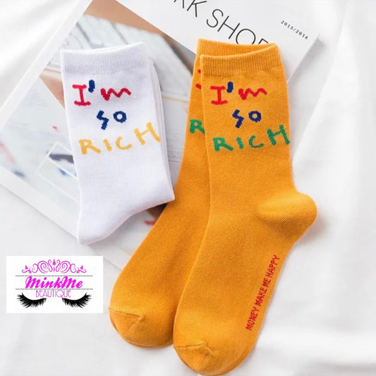 “I’m so rich” Socks