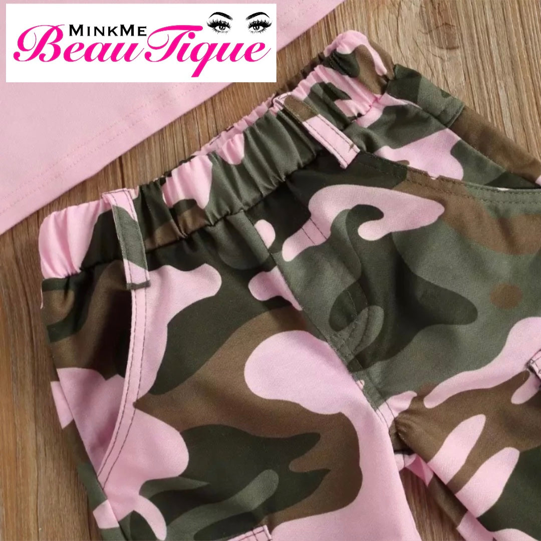 Pink Camo Two Piece
