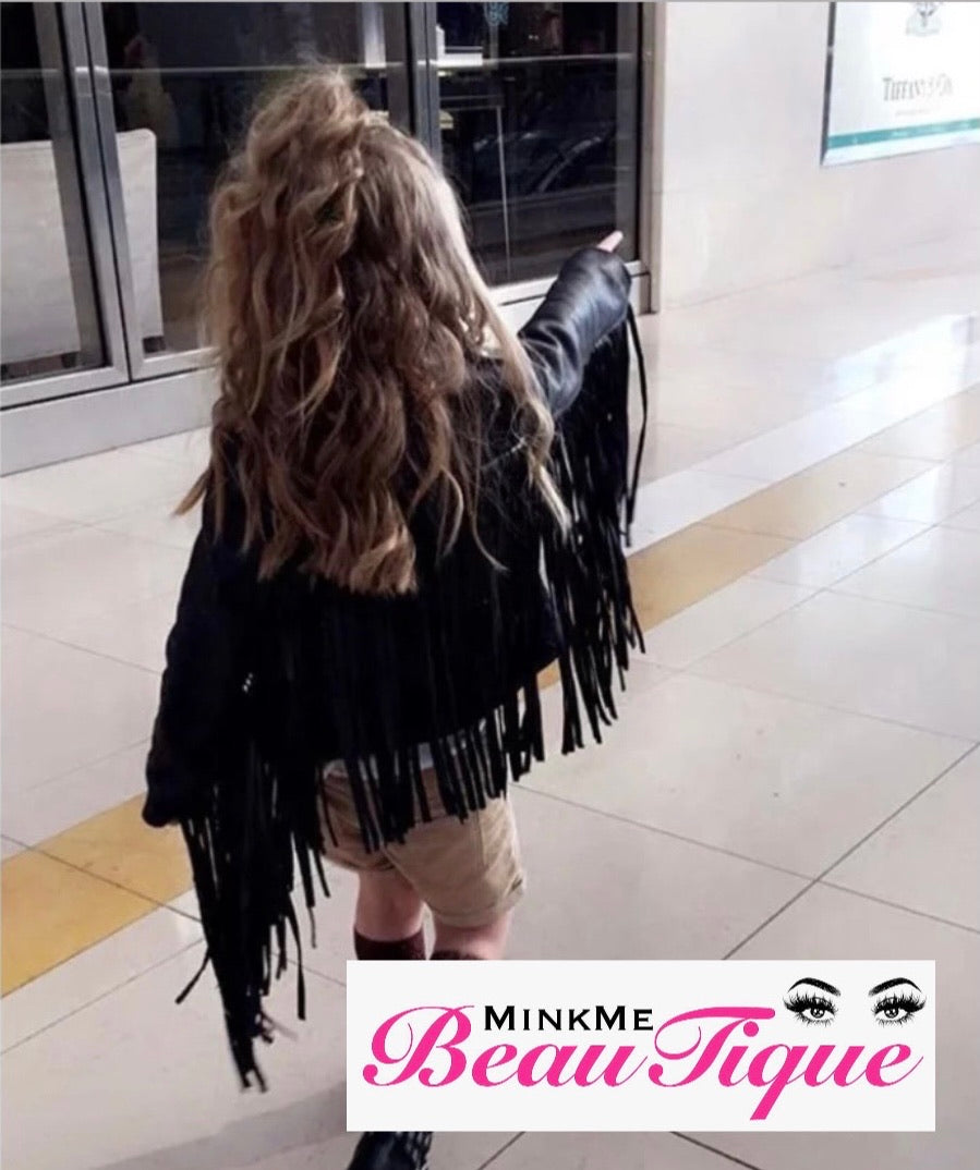 Leather Shingle Jacket