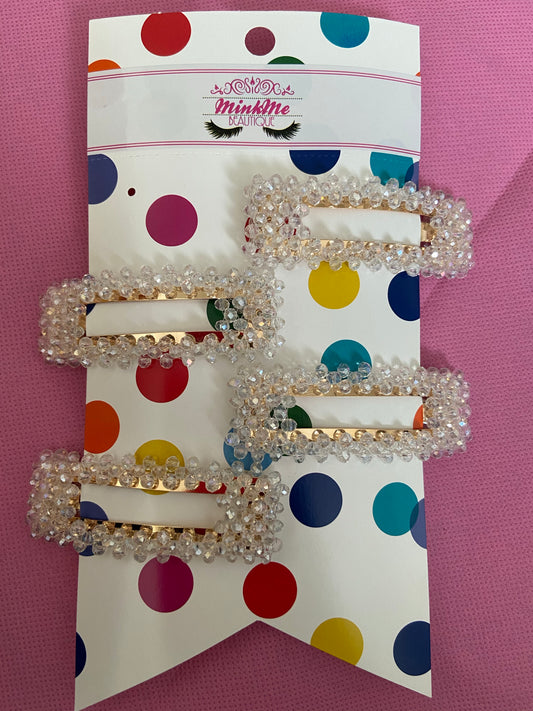 Square Hair Clips