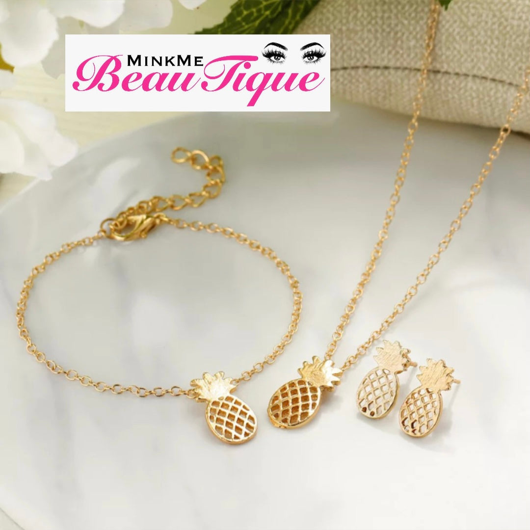Pineapple Jewelry Set